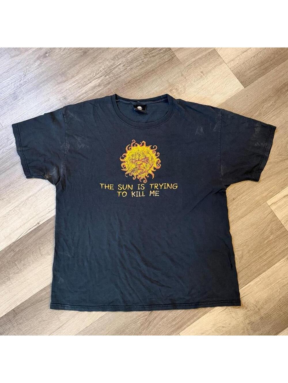 Vintage Jinx The Sun Is Trying To Kill Me T-Shirt sz XL